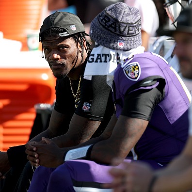 How worried should we be about Lamar’s injury status for Sunday?
