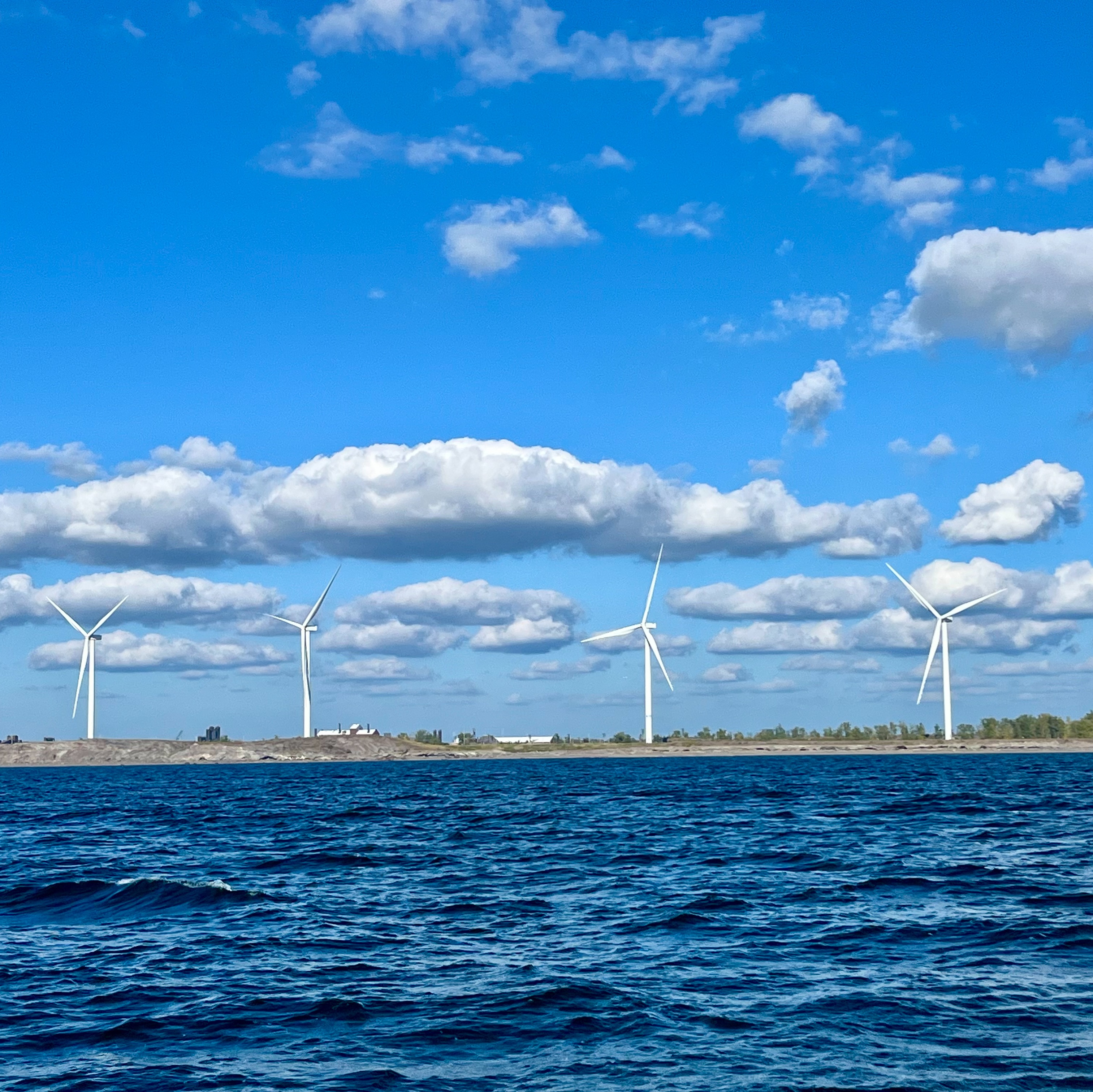 Patti Meckes and Dave Adrian of CAWTILE on resolution opposing wind turbines in Lake Erie episode artwork