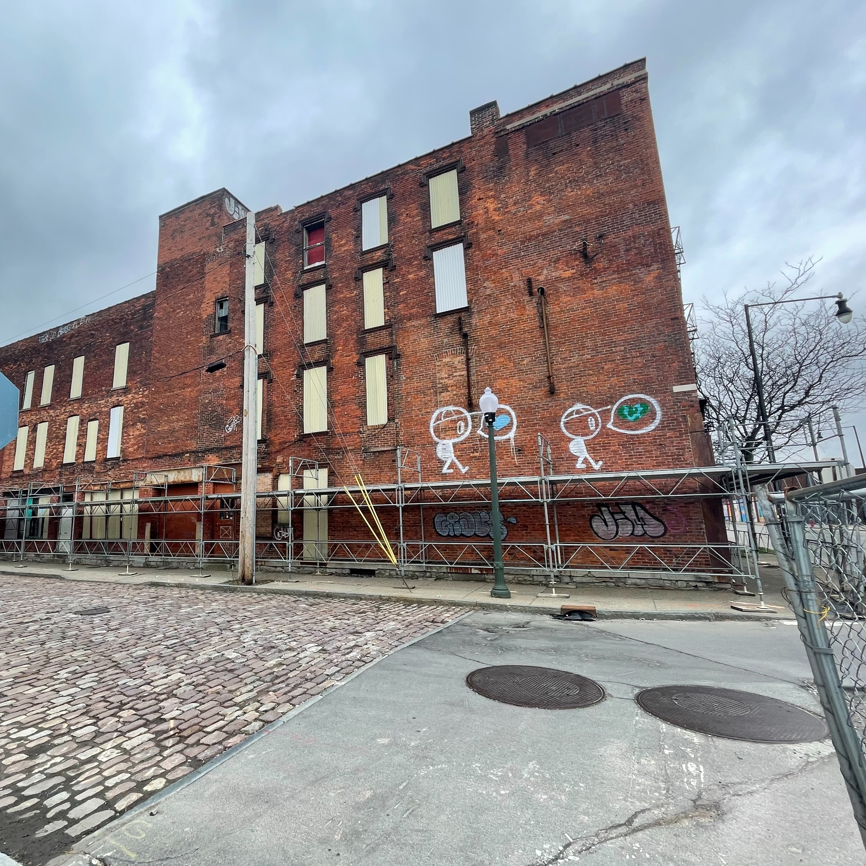 Darryl Carr gives an update on status of Cobblestone buildings