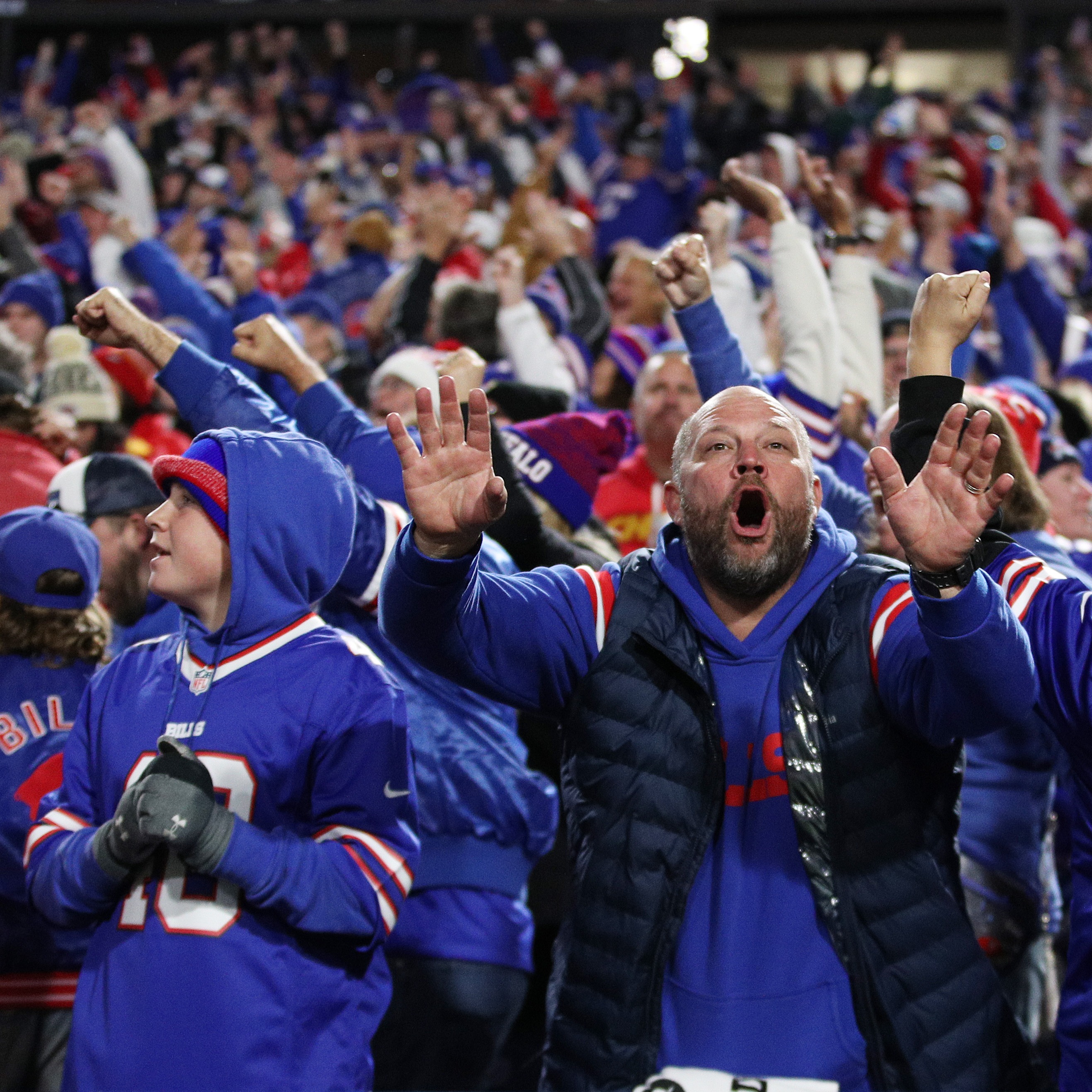 Bills fans react to Buffalo's 28-21 win over the Chiefs in Orchard Park