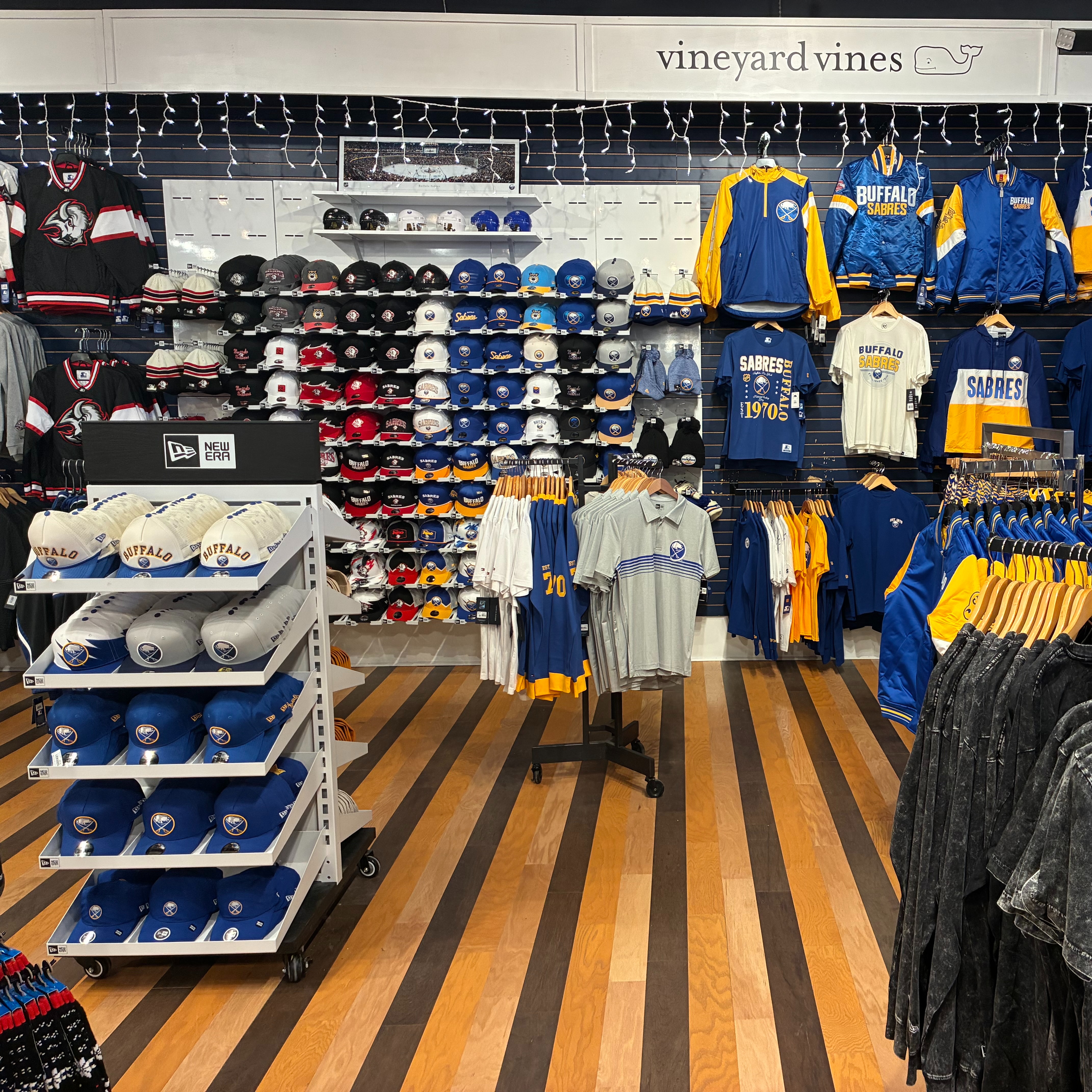 Sabres fans shopping at the BFLO Store in Williamsville for the latest gear after the team's success this season episode artwork