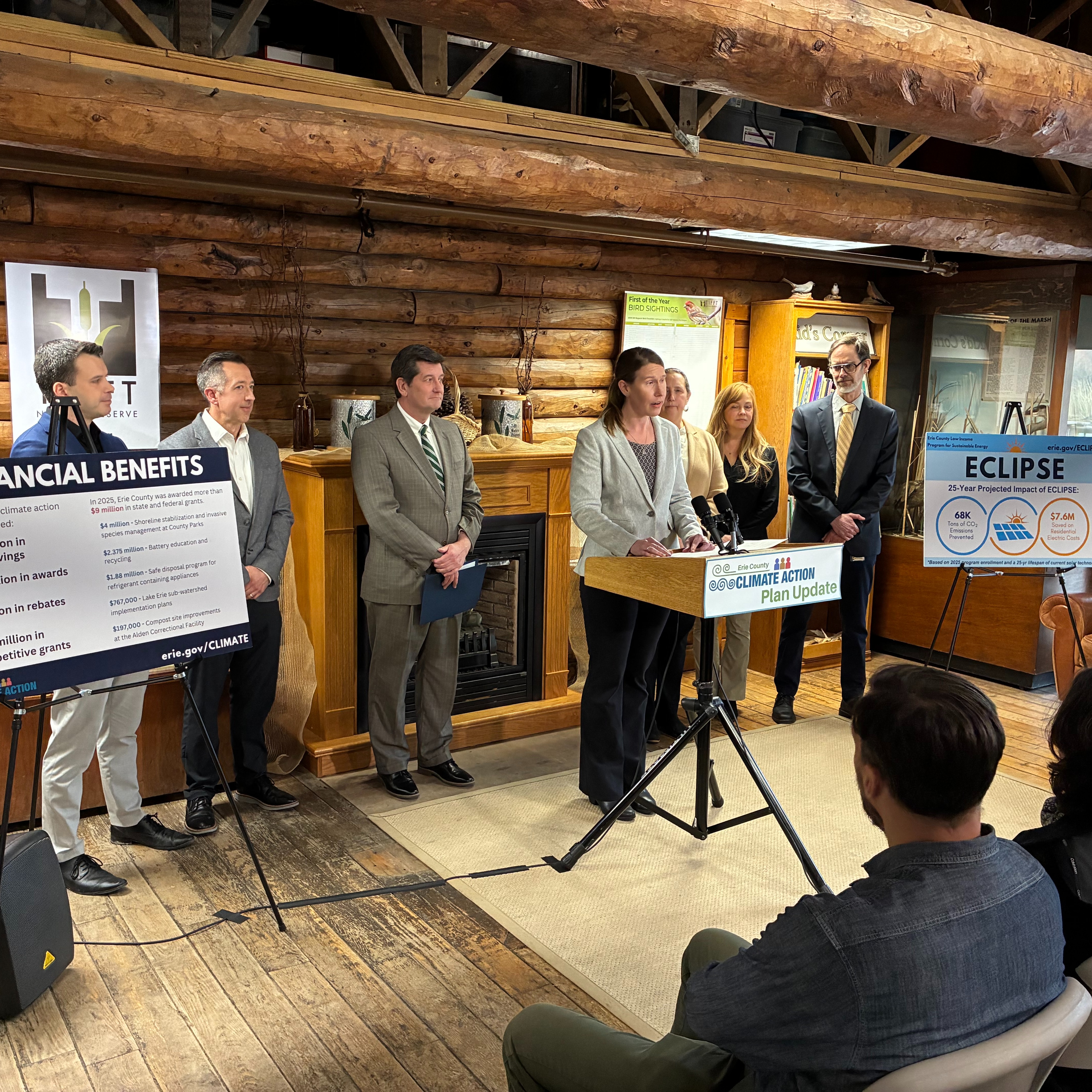 Erie County celebrates with community partners the second anniversary of the Community Climate Action Plan episode artwork