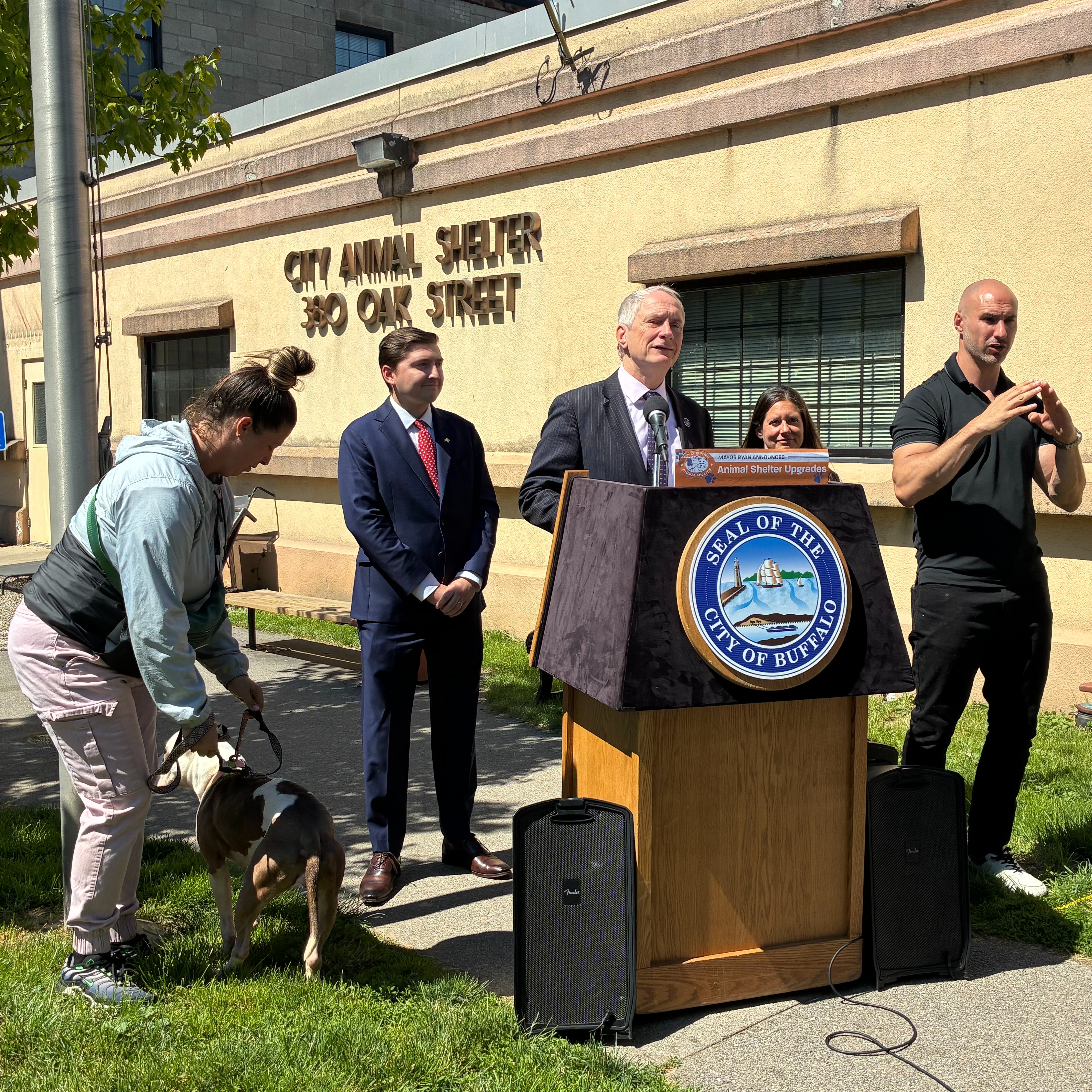 Buffalo Mayor Sean Ryan announces funding for upgrades to the City Animal Shelter on Oak Street episode artwork