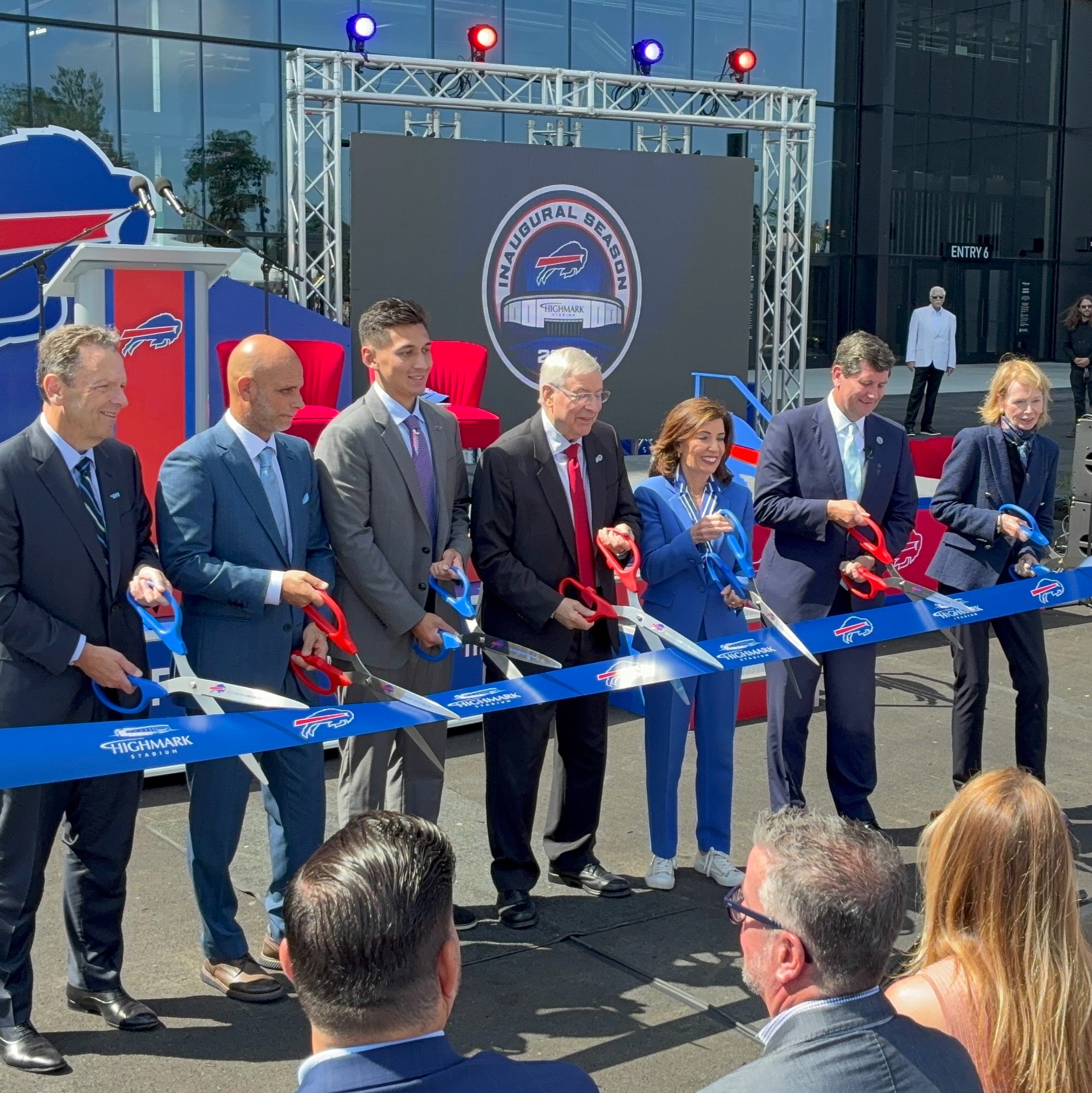 Highmark Stadium ribbon-cutting ceremony episode artwork