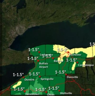 String of sunny days ends as rain arrives