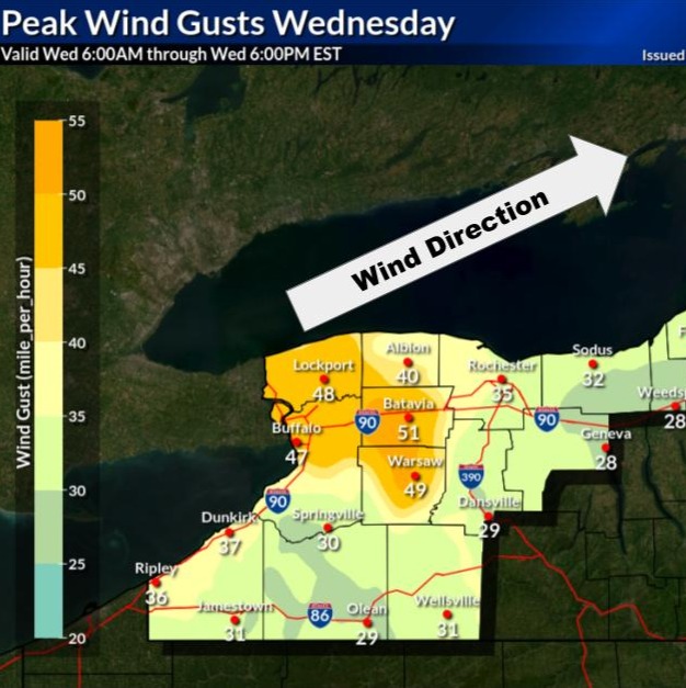 A warmup (and wind) is on its way to Buffalo A warmup (and wind) is on its way to Buffalo