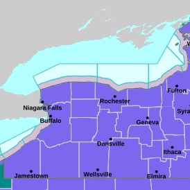 A Winter Weather Advisory is posted for all of WNY