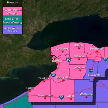 General snow to be followed by lake effect as winter weather hits WNY episode artwork