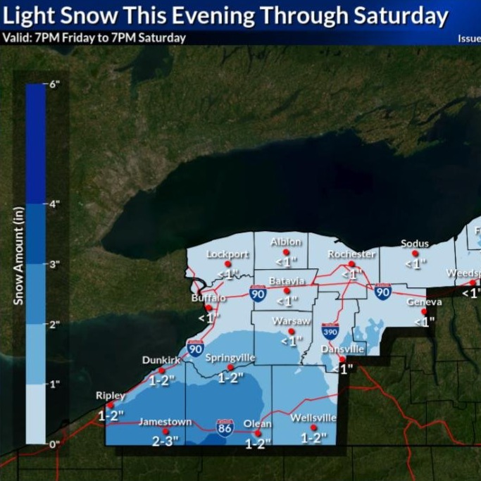 NWS meteorologist Tony Ansuini tells us what's left as snow continues