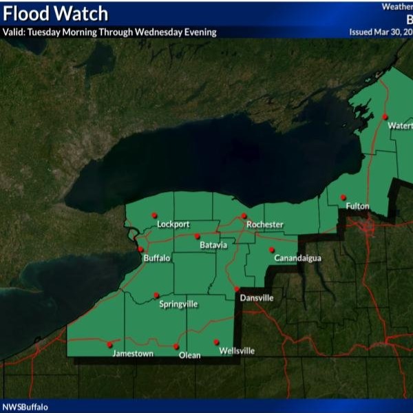 Area streams and creeks overflow after day of heavy rain episode artwork