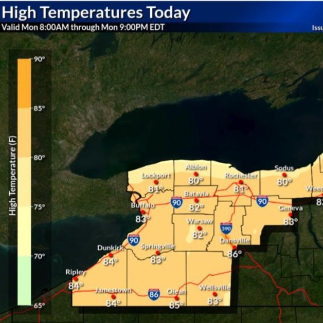 Stretch of summer heat hits WNY this week episode artwork
