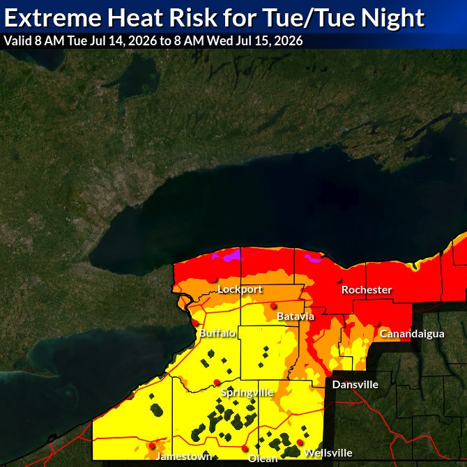 One day heat event hits WNY Tuesday episode artwork