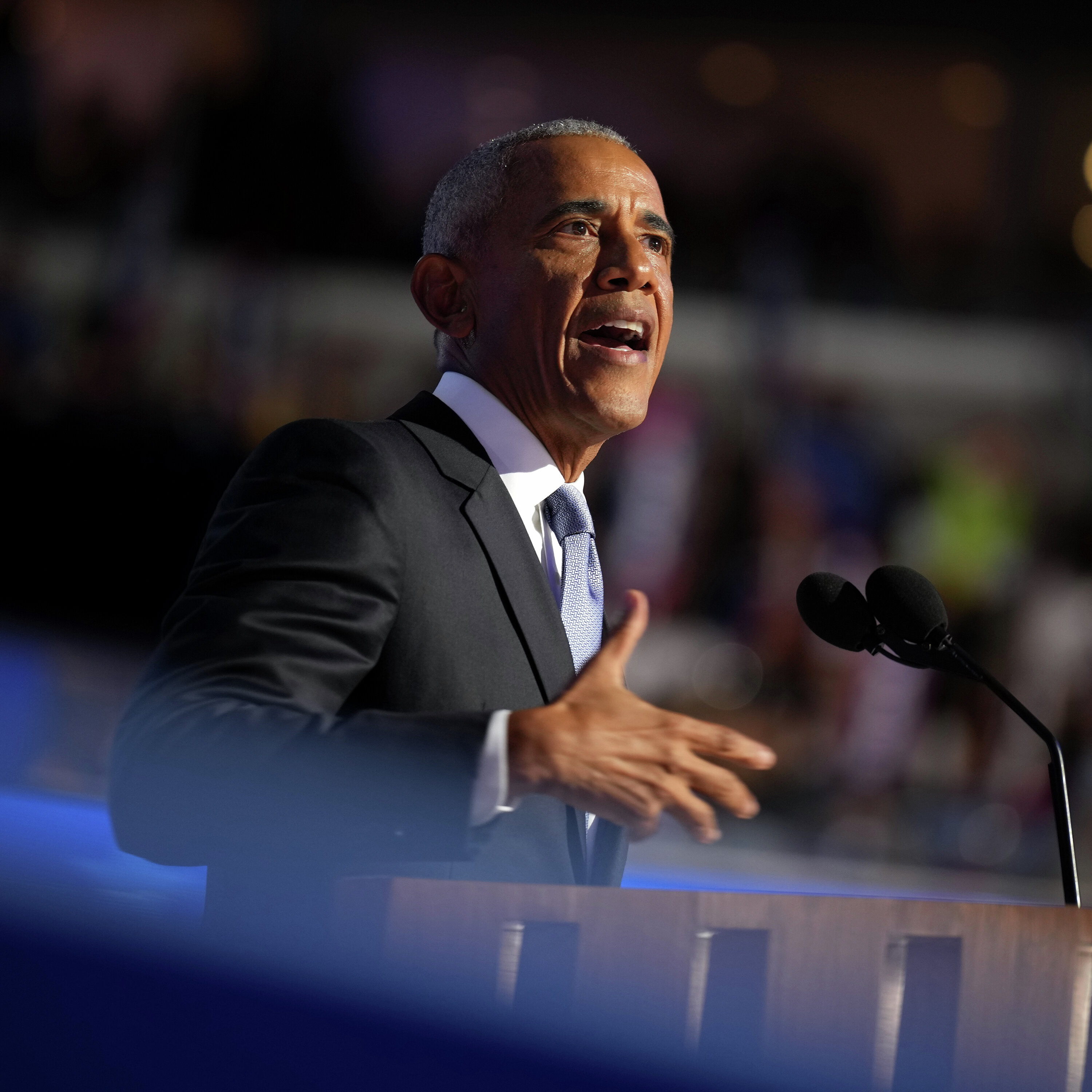 Former president Barack Obama, First Lady Michelle Obama spoke at last night's DNC
