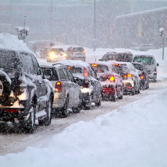 Bitter cold, snow creating problematic morning commute