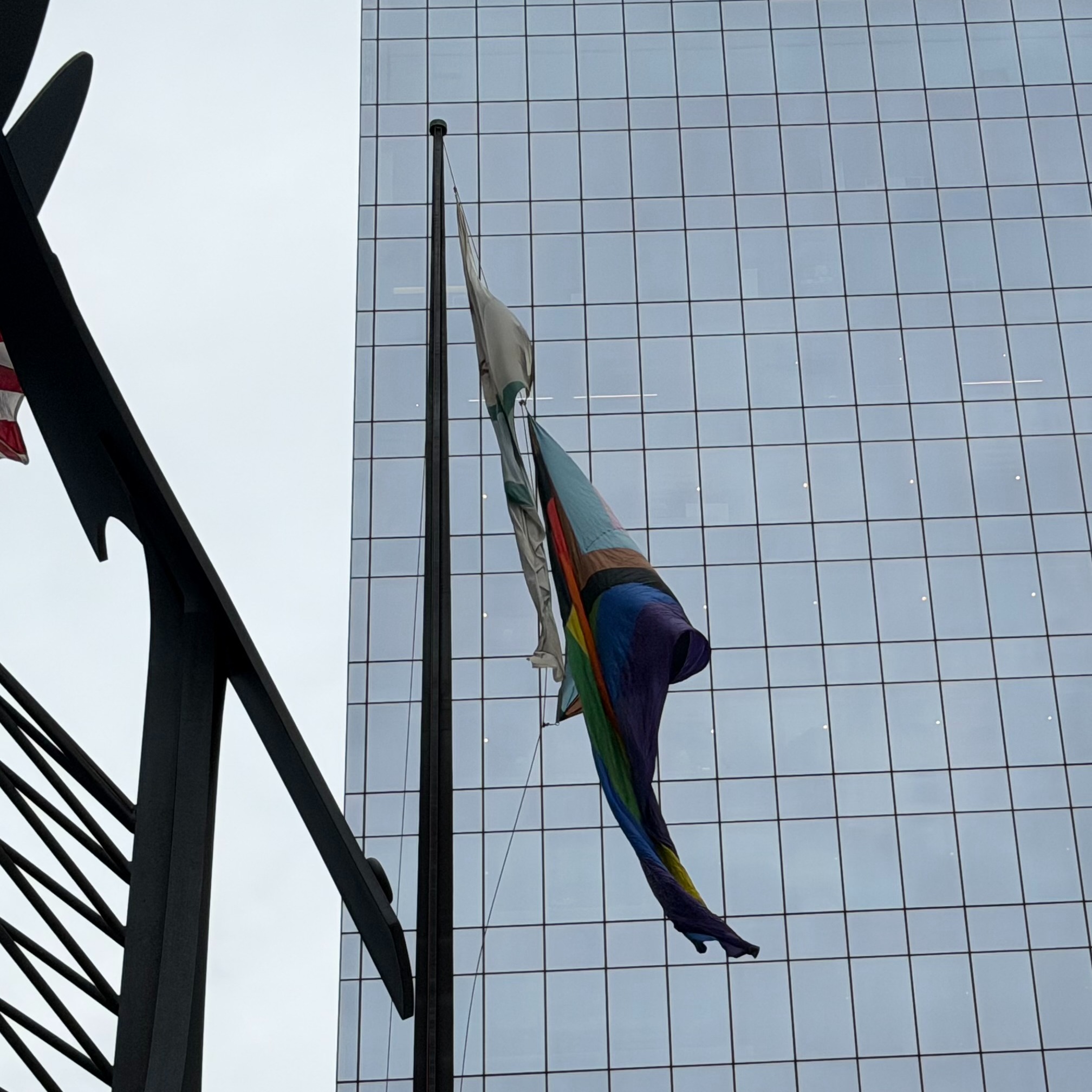 Chicago, Cook County leaders kick off Pride Month with annual raising of Progress Pride Flag downtown episode artwork