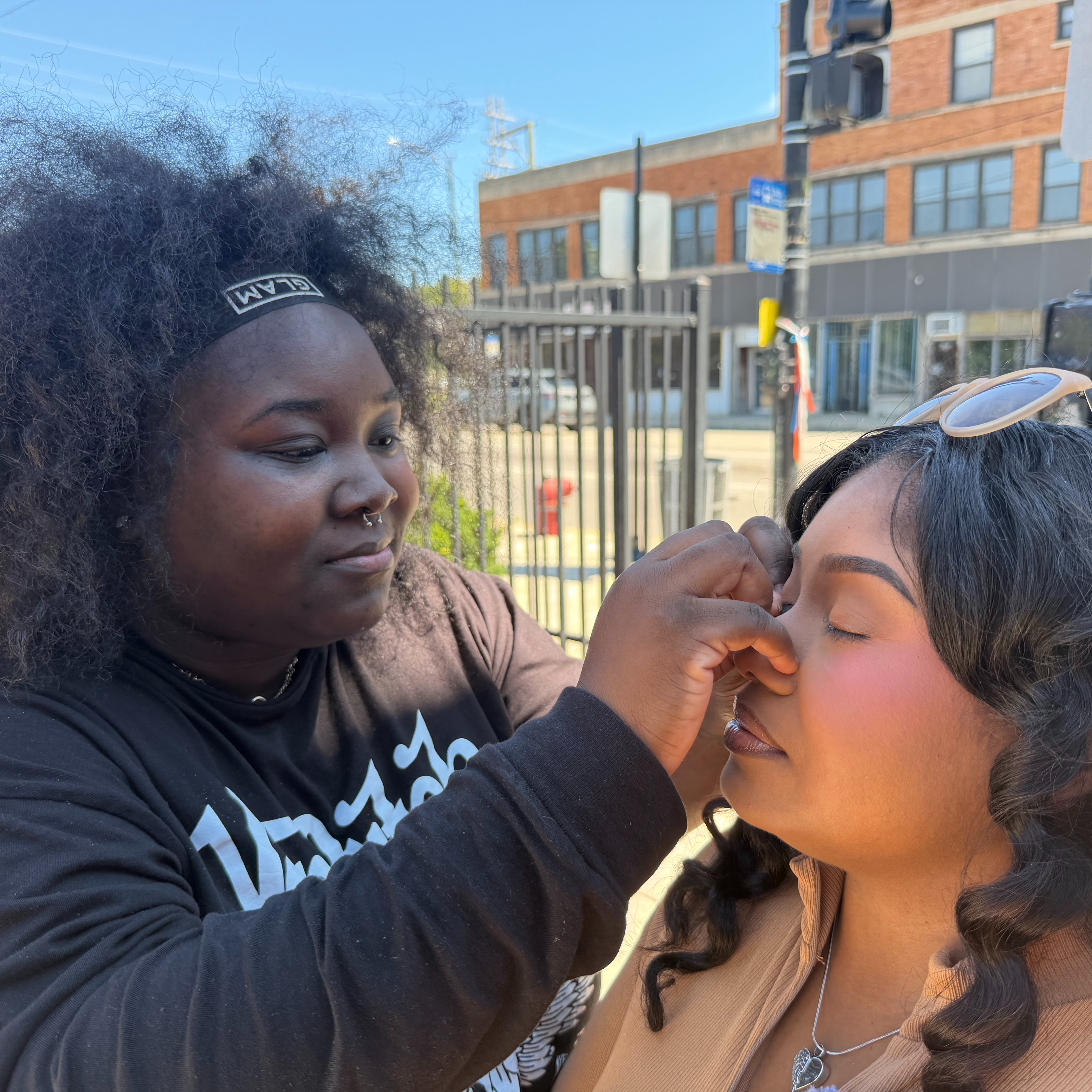 Difference Maker: Local makeup artist highlights beauty of Chicago's neighborhoods, people through makeovers on street episode artwork
