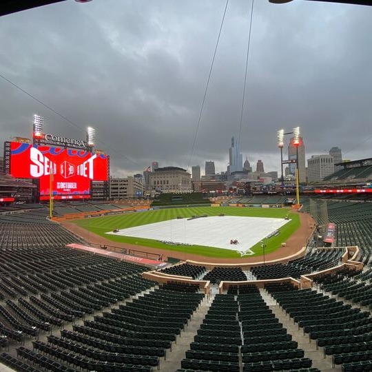 Tigers fans will be greeted by rain, colder temps for playoff game