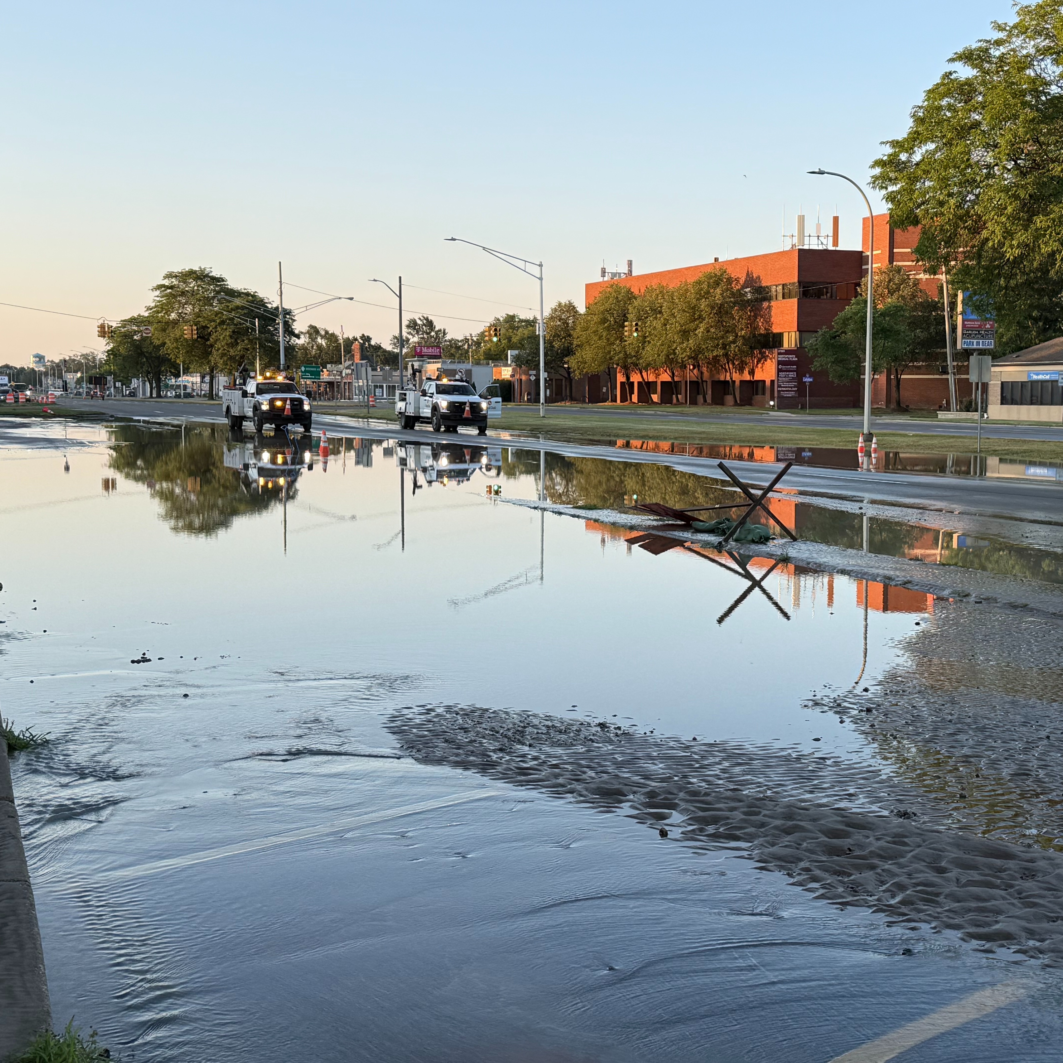 Water main break leads to flooding on Woodward in Royal Oak episode artwork