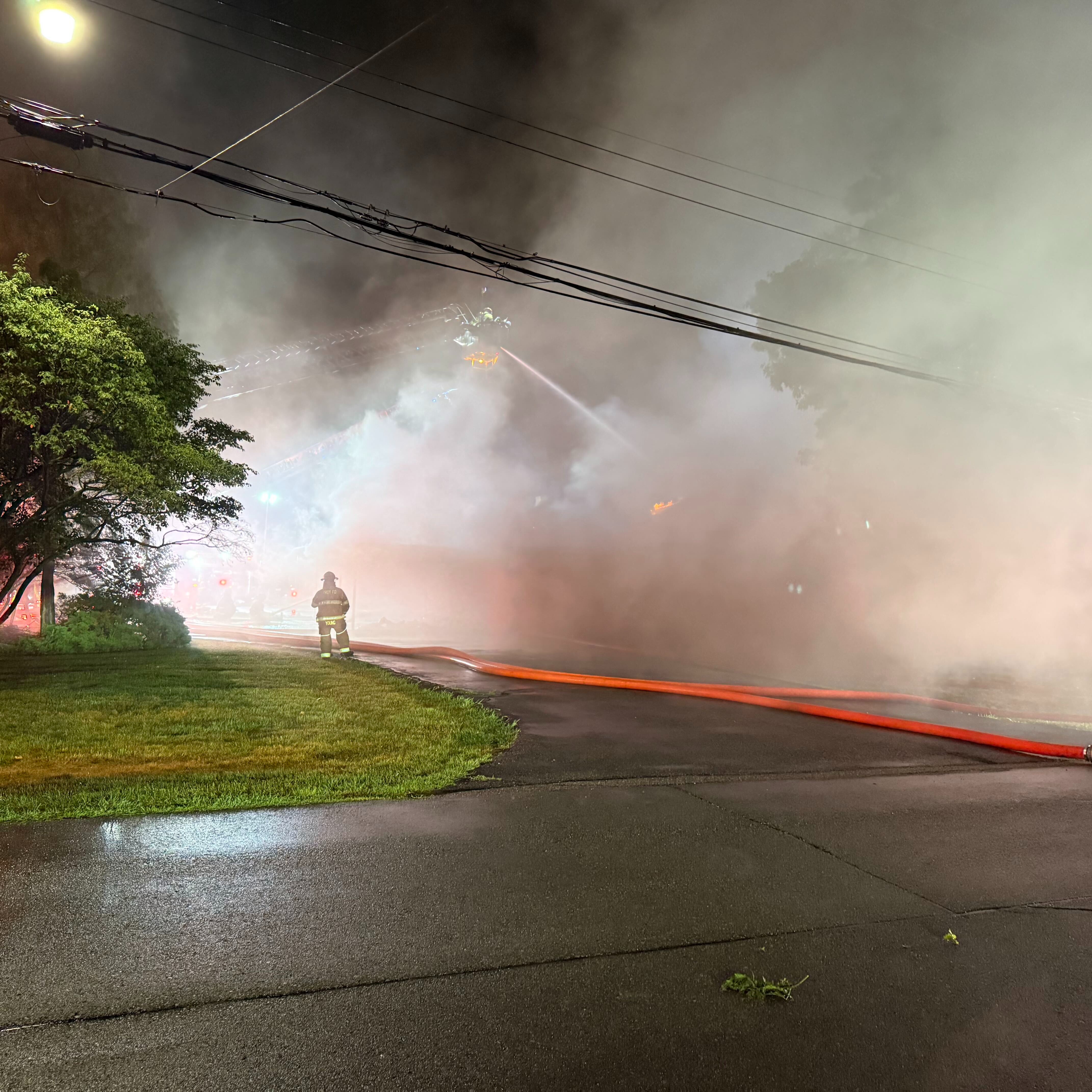 Fire destroys church in Troy episode artwork