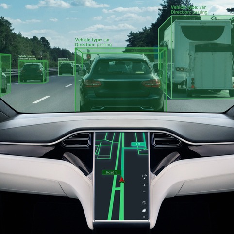 Automakers work on displays to alert pedestrians to driverless cars