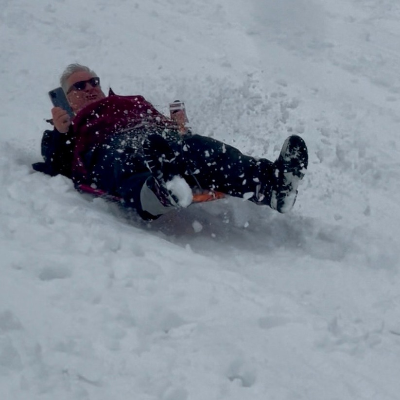 WWJ's Tim Pamplin reports while sledding on a snow day! episode artwork