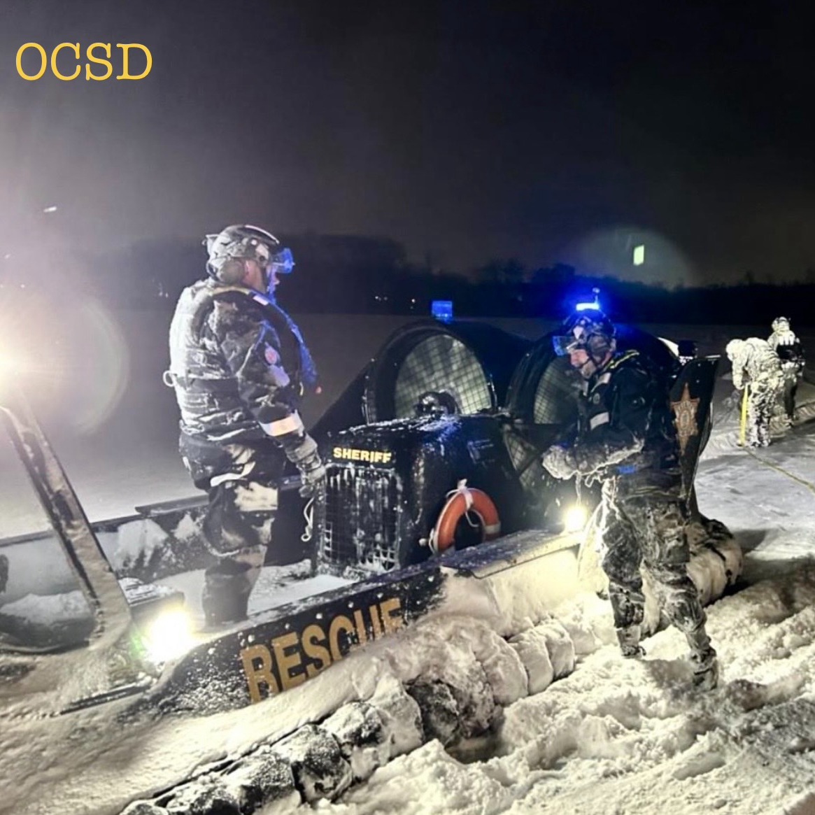 Sheriff recognizes heroic ice rescue, urges caution. episode artwork