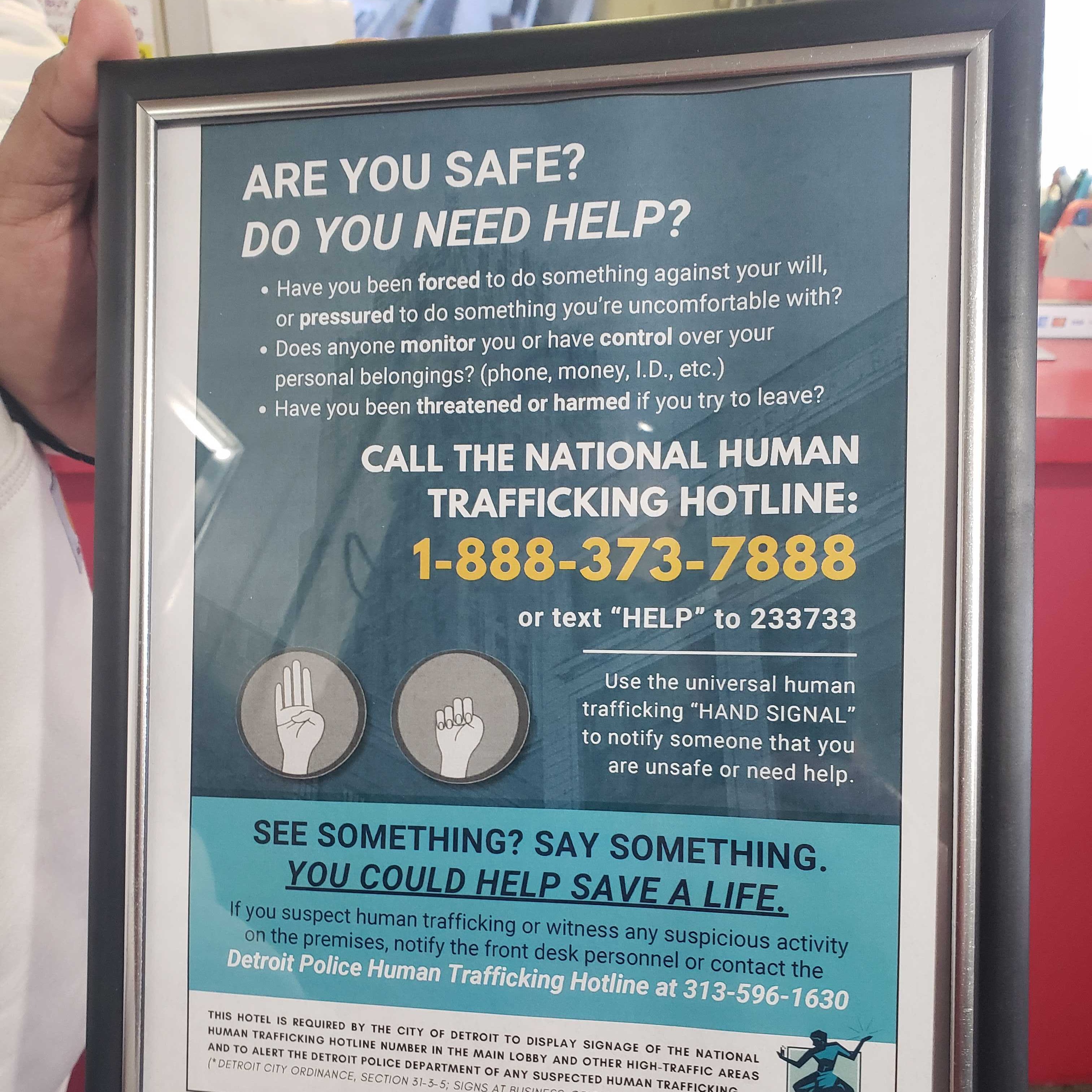 New mandatory signage aims to combat human trafficking in Detroit episode artwork