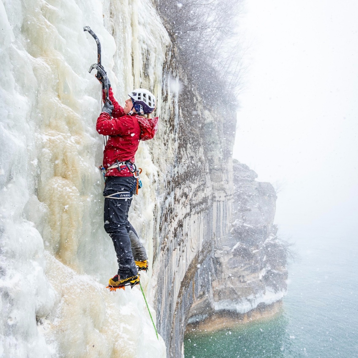You can try ice climbing at Michigan Ice Fest at Pictured Rocks episode artwork