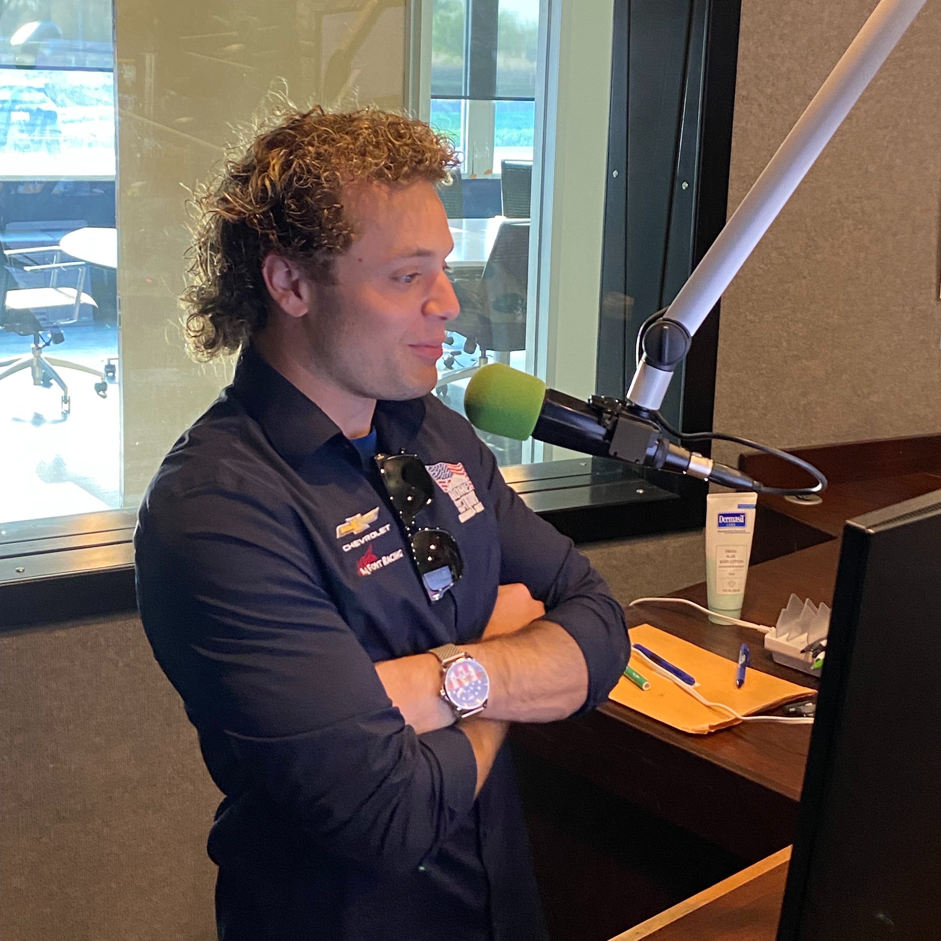 IndyCar driver throws out 1st pitch at Tigers game, gears up for Grand Prix episode artwork