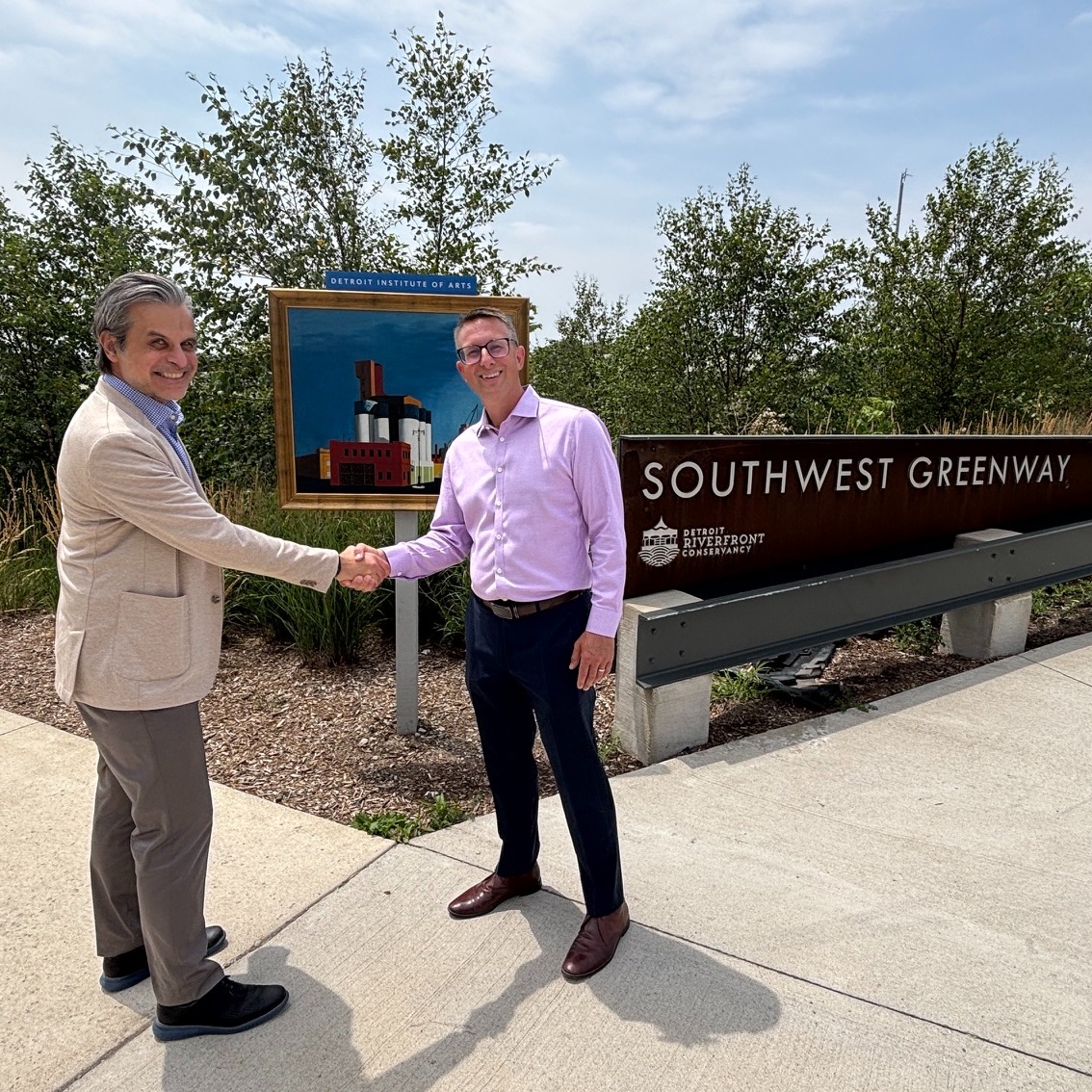Detroit Riverfront and DIA expand partnership with fine art episode artwork