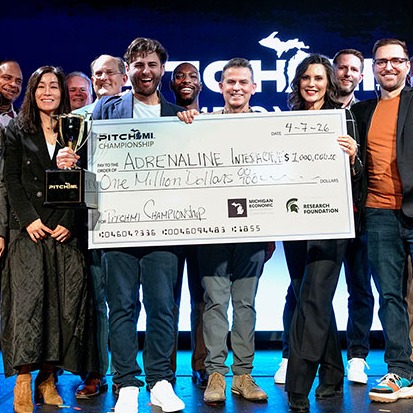 Could your startup use an extra $1M? Apply for the PitchMI competition episode artwork