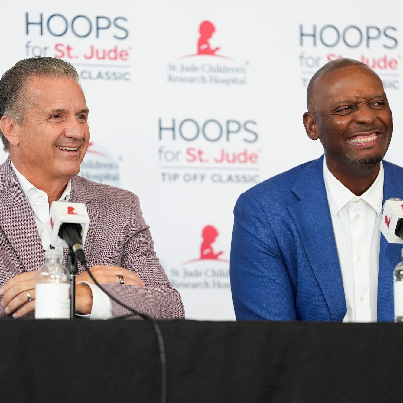 Jason & John with John Calipari, Arkansas Head Men's Basketball Coach & former Tigers Coach, on 10/9/25 discussing Memphis vs. Arkansas on Oct. 27th at FedExForum