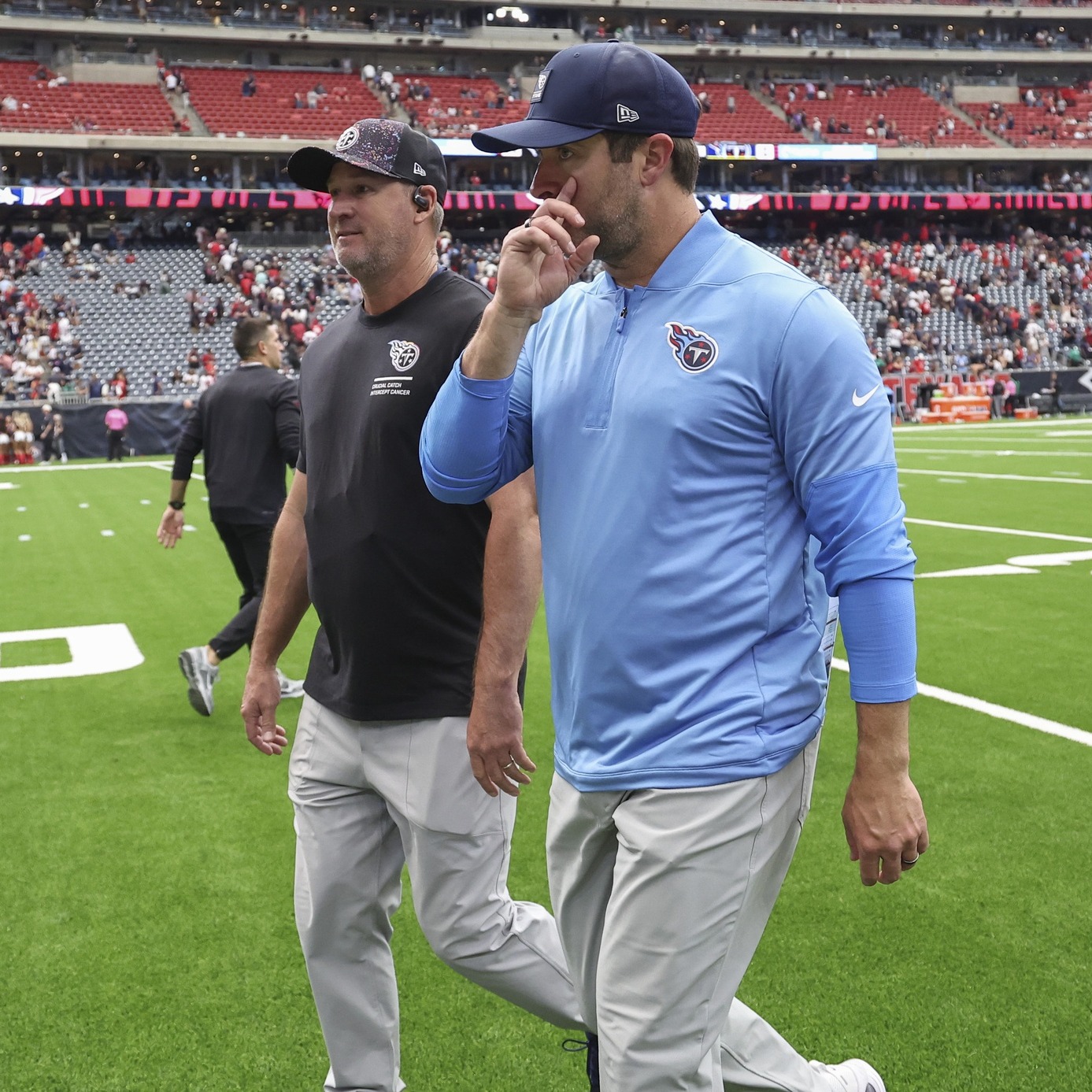 Tennessee Titans--- Callahan fired by the Titans - more from Jason & John live on the breaking news