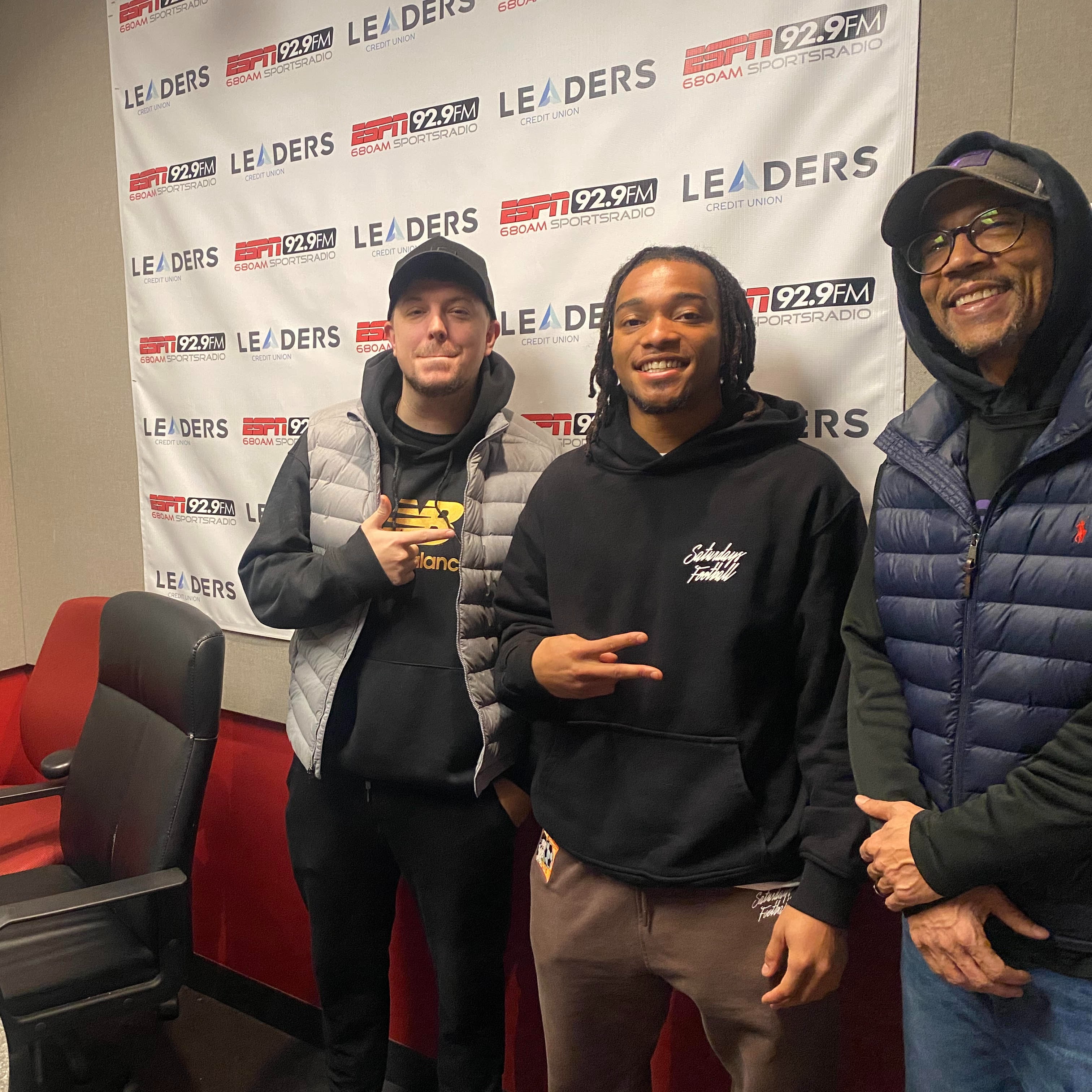 Calvin Austin III in-studio with J&J on the Tigers, Steelers, NFL, SBLX and more with J&j Show