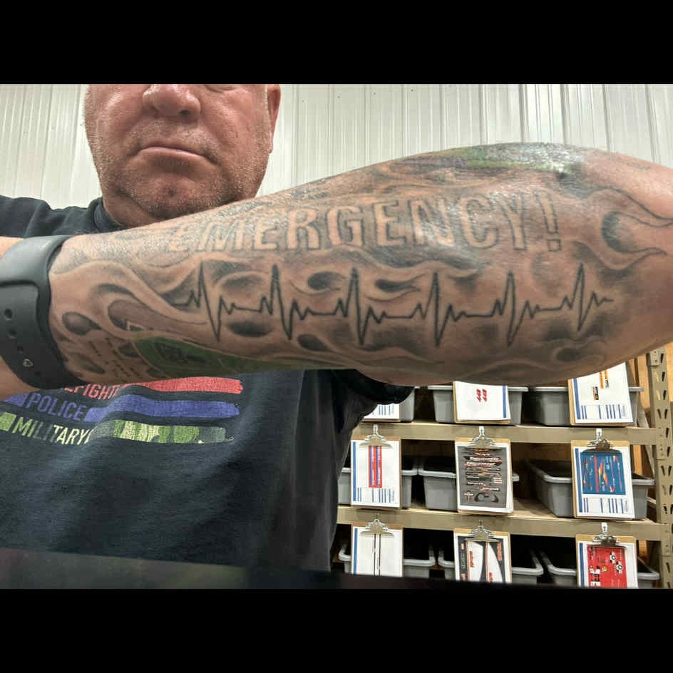 Is your "Life Journal" inked on your arm like Fire Fighter Tim in Slinger? episode artwork