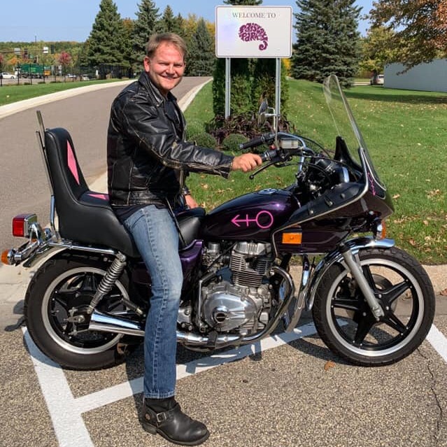 Chris Shaffer has the same motorcycle that Prince did in Purple Rain! Chris Shaffer has the same motorcycle that Prince did in Purple Rain!