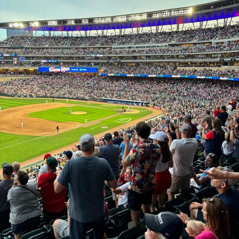 Living out a childhood dream!   Mark Hallberg, the new Bench Coach for the Minnesota Twins!