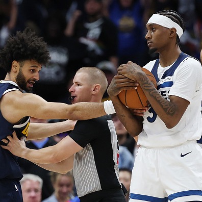 Jaden McDaniels is enjoying his role as villain in the eyes of Nuggets fans! episode artwork