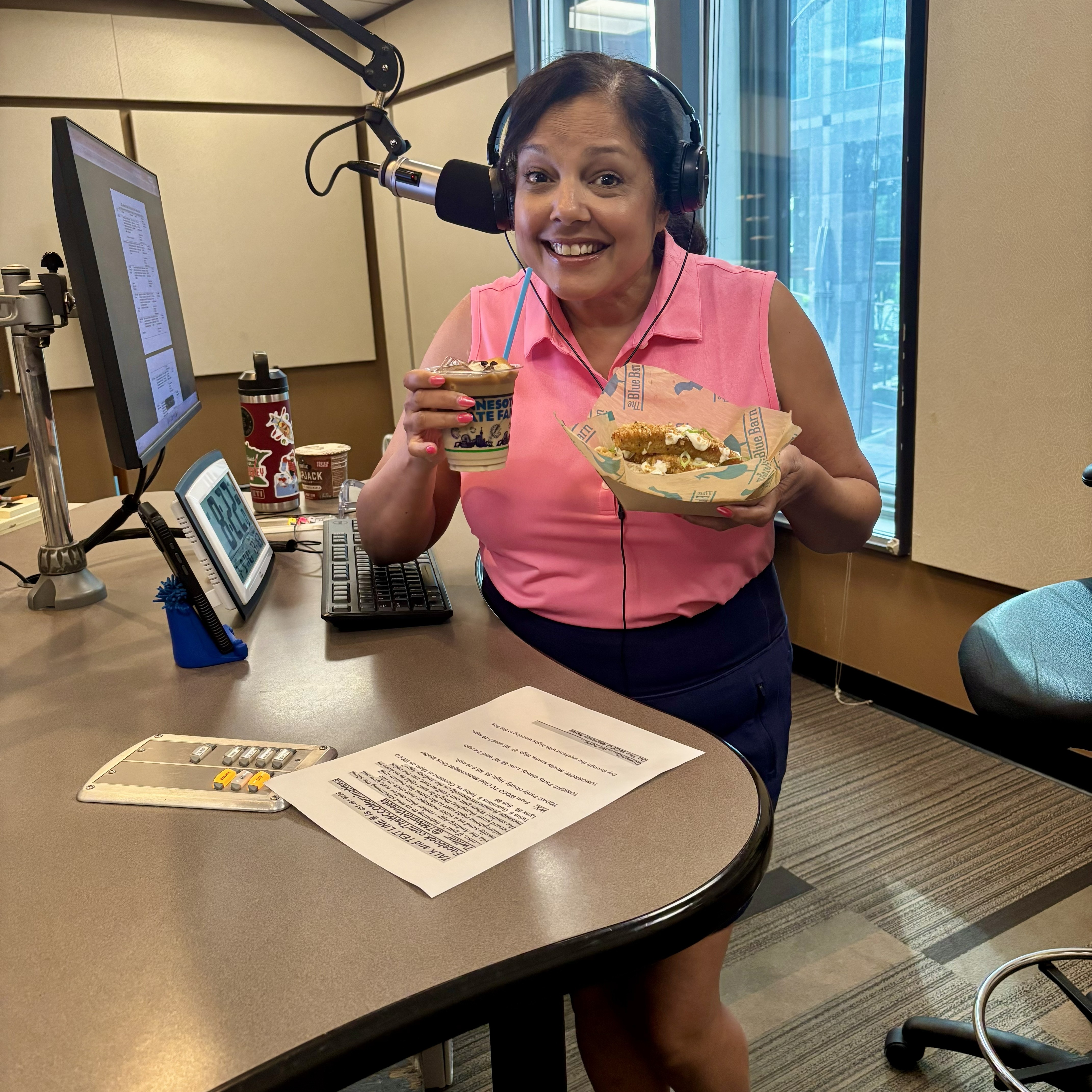 New State Fair Food! Stephanie Shimp of Blue Barn on their Cracklin' Corn Rib episode artwork