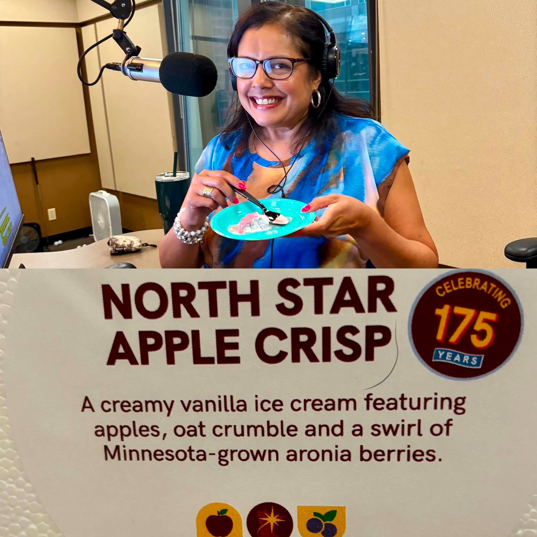 The Sawkar Salute- Hutchinson farmers score the winning taste for a new Ice Cream Flavor:   North Star Apple Crisp episode artwork