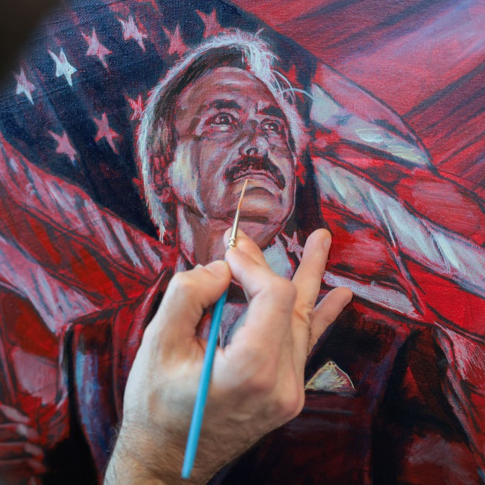 Let Lindell throw out his pillows & negative political ads for Jason episode artwork