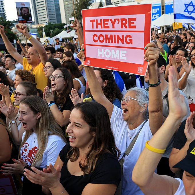 Jordana celebrates the release of hostages in Gaza