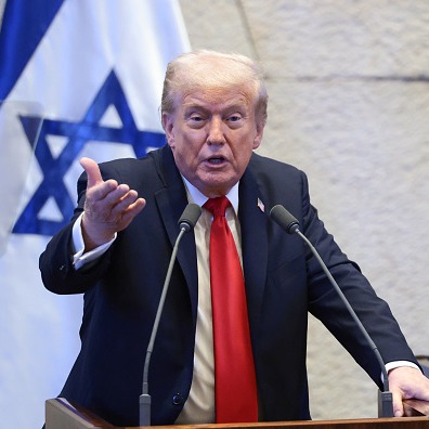 If you can't give Trump credit today as hostages return to Israel, is there anything you could give him credit for?