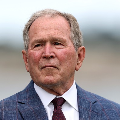 George W Bush spoke in town last night. Name a person you'd love to see speak to a group?