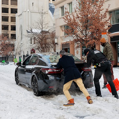 Are you a bad person if you don't help someone with a vehicle stuck in the snow? episode artwork