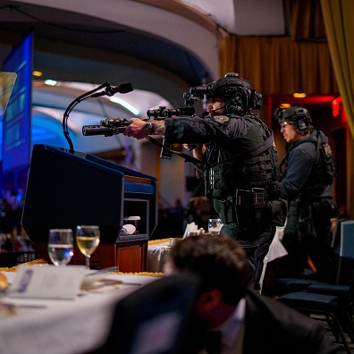 Major Garrett describes the chaotic scene he witnessed inside the White House Correspondents' Dinner episode artwork