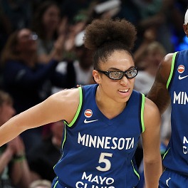 Chip Scoggins raves about Lynx star rookie Olivia Miles and KAT's performance so far in the NBA Finals episode artwork