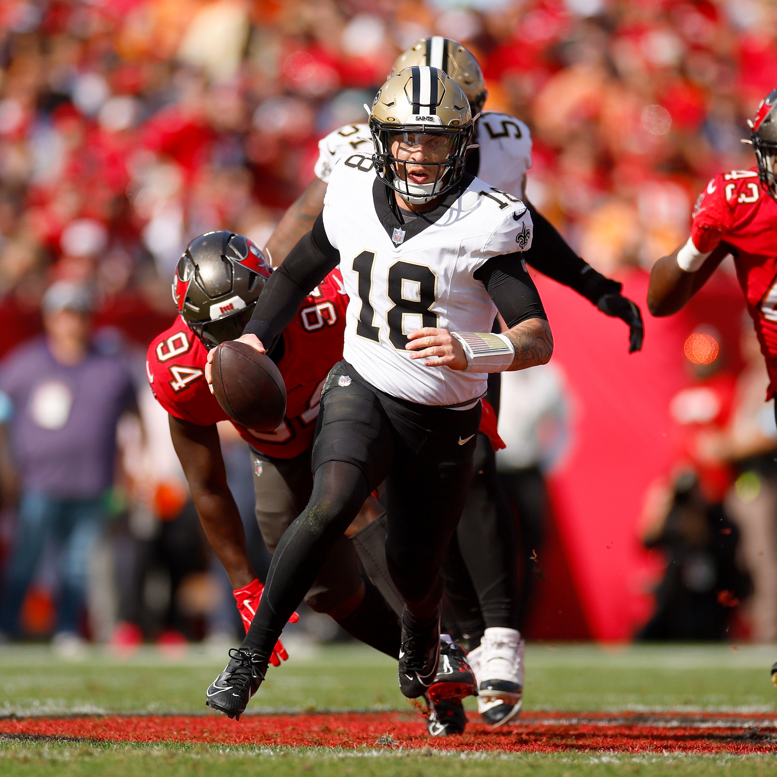 Rattler looked like the Saints' starting QB today, but how will Shough bounce back? Full Show 7/23/25