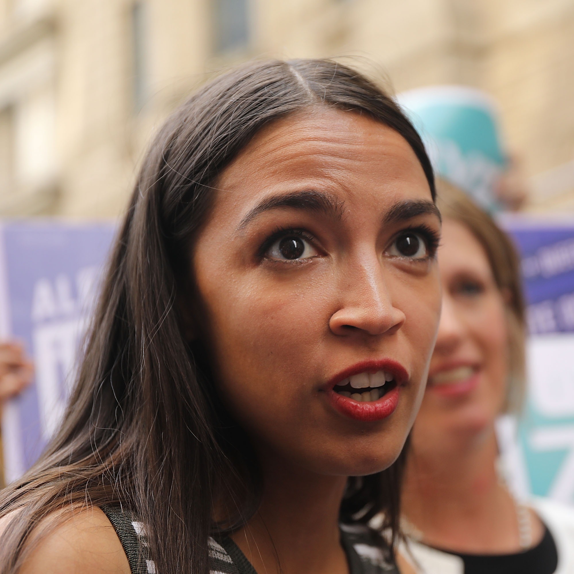 Is Alexandria Ocasio-Cortez changing her political message or simply adjusting to a changing political climate?
