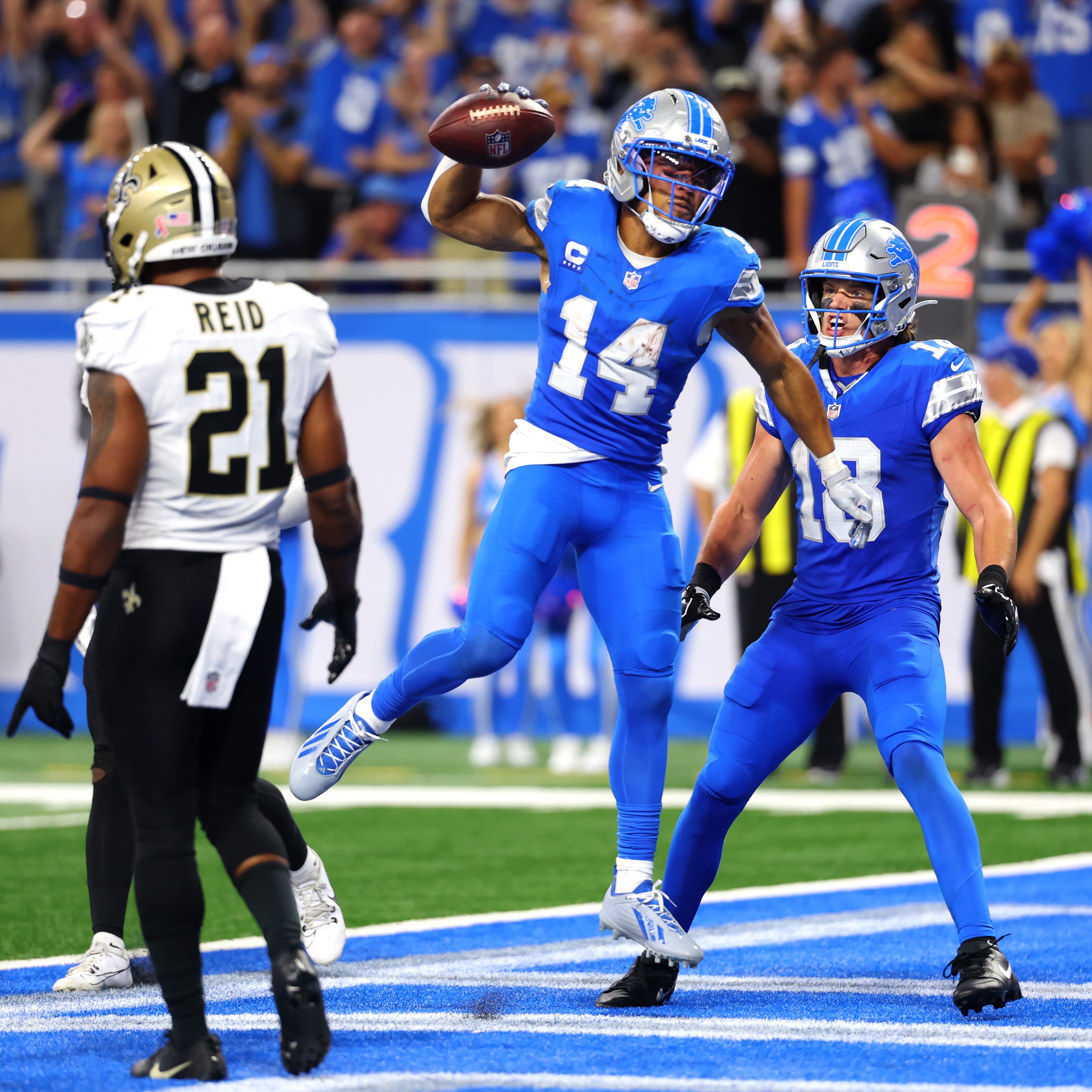 What were the biggest turning points of the New Orleans Saints' battle against Detroit? episode artwork
